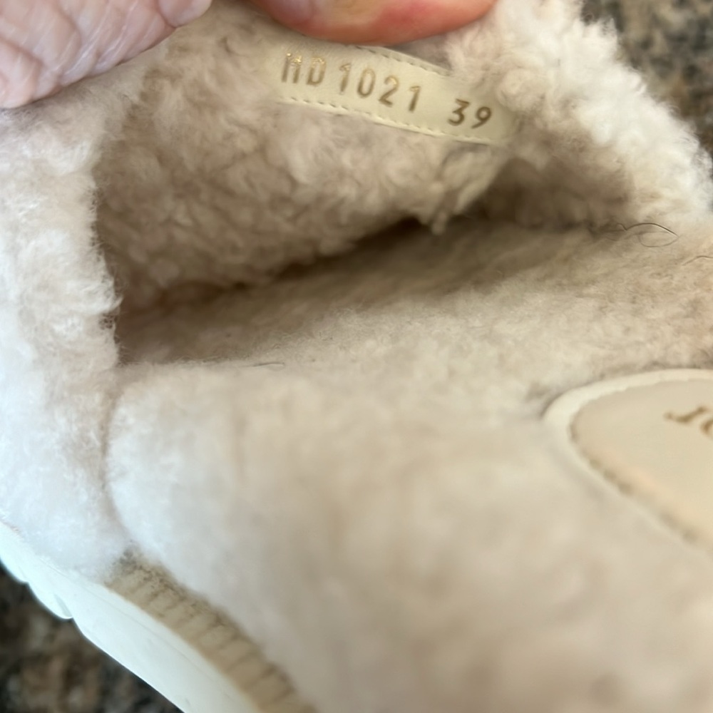 Christian Dior Shearling Slides - Picture 9 of 13